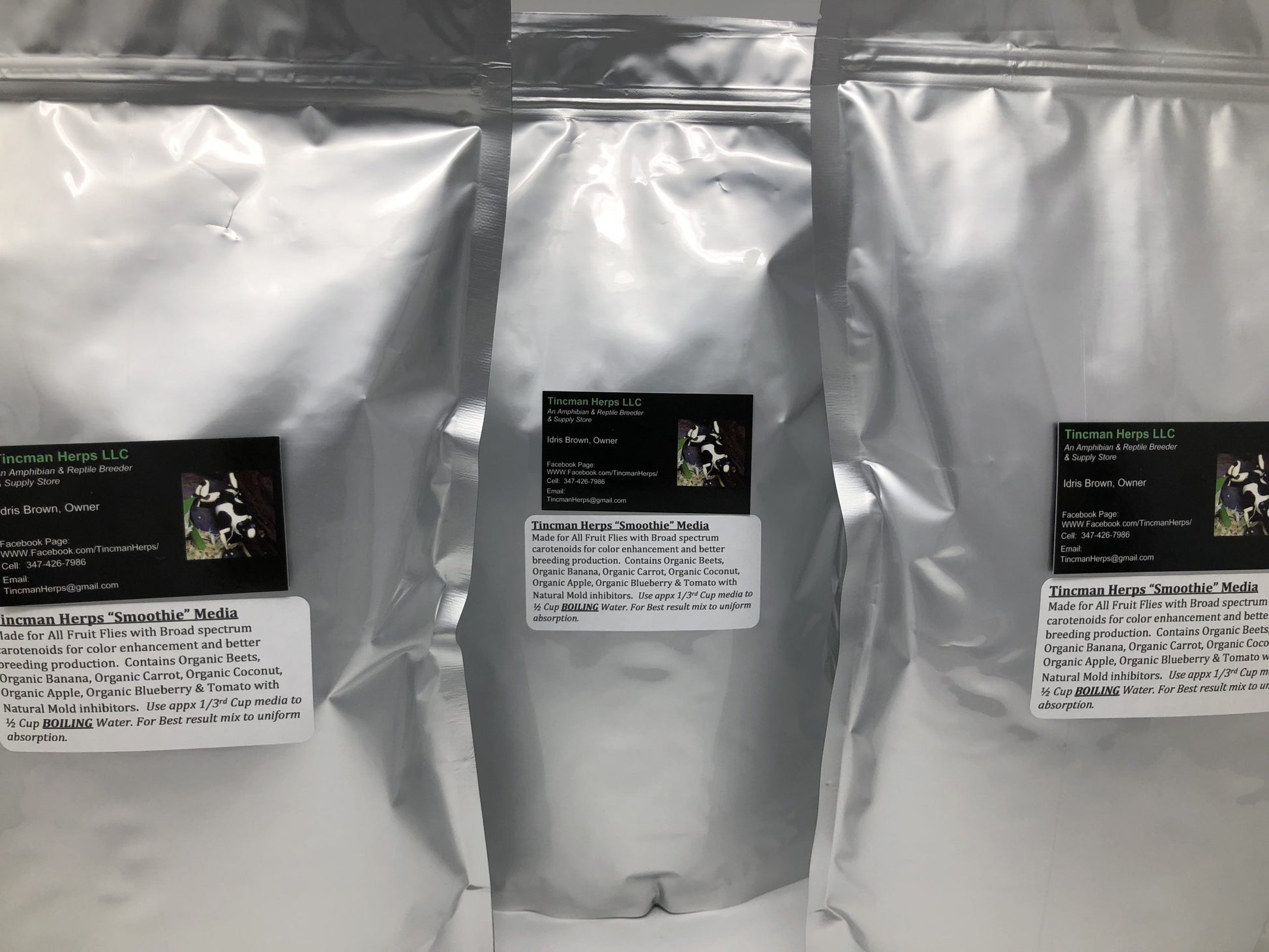 Tincman Herps Handmade Smoothie Media (100 Serving)